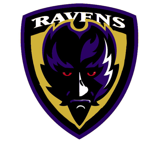 Baltimore Ravens Manning Face Logo DIY iron on transfer (heat transfer)